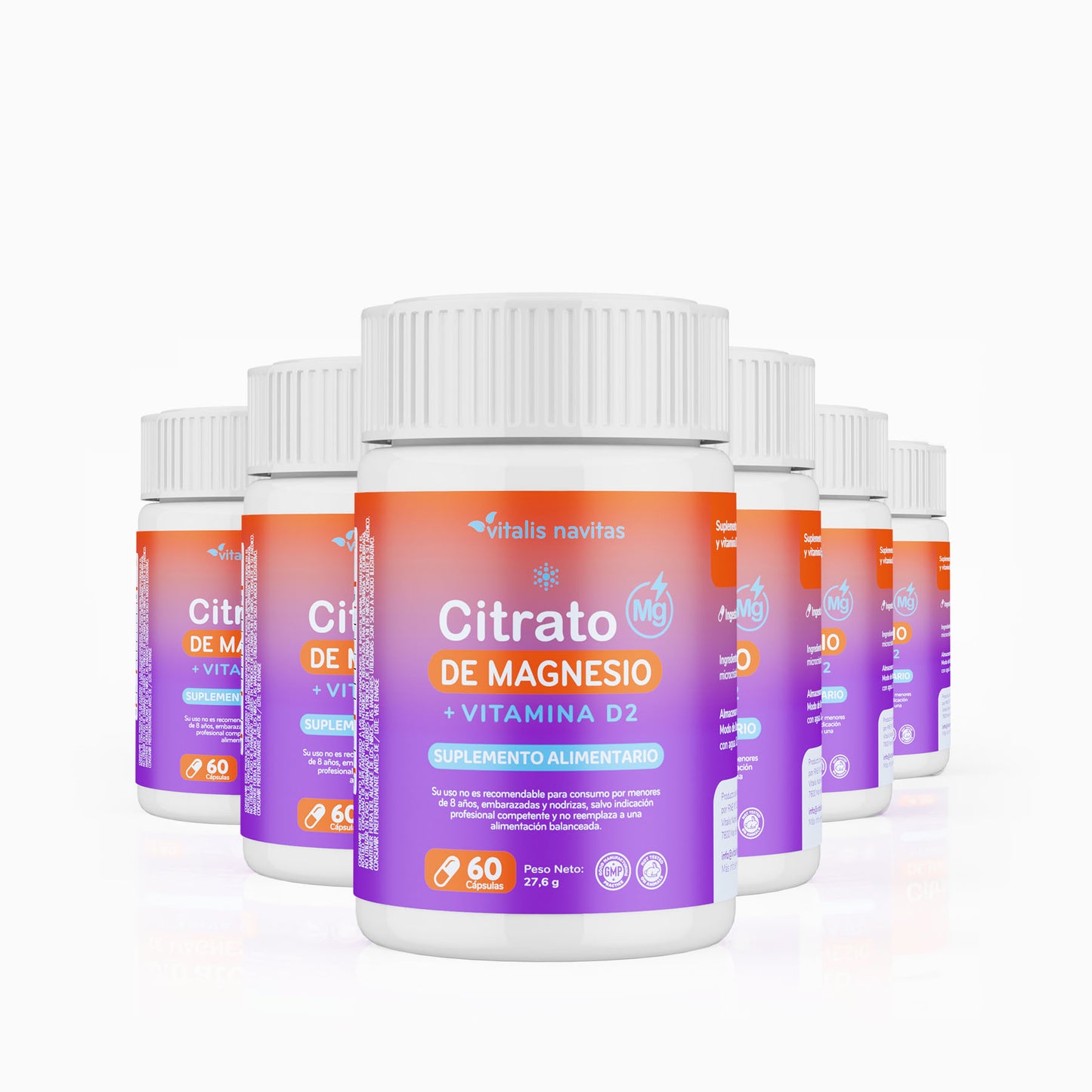 Citrato de Magnesio + Vitamina D2