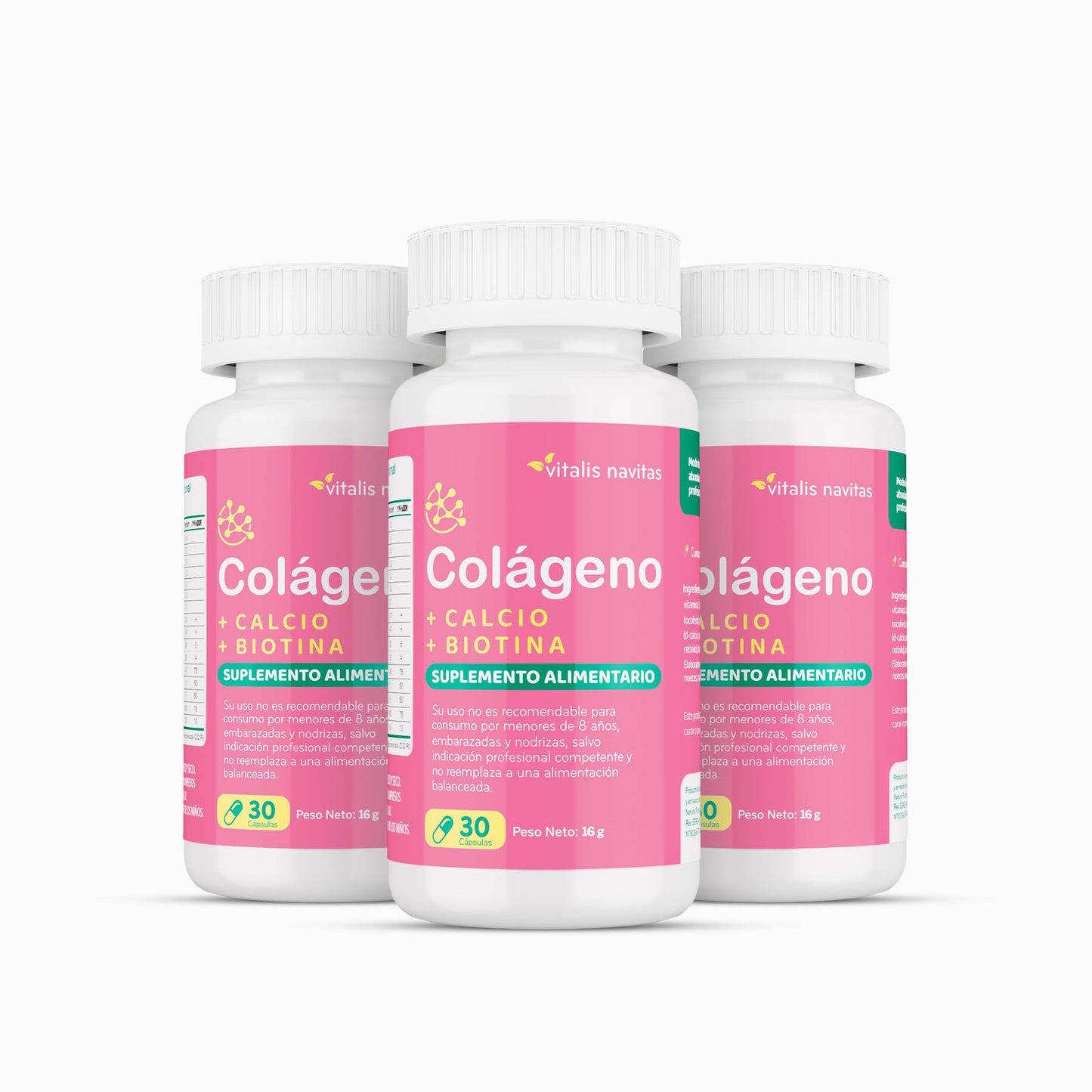 Colágeno + Calcio + Biotina