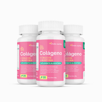 Colágeno + Calcio + Biotina