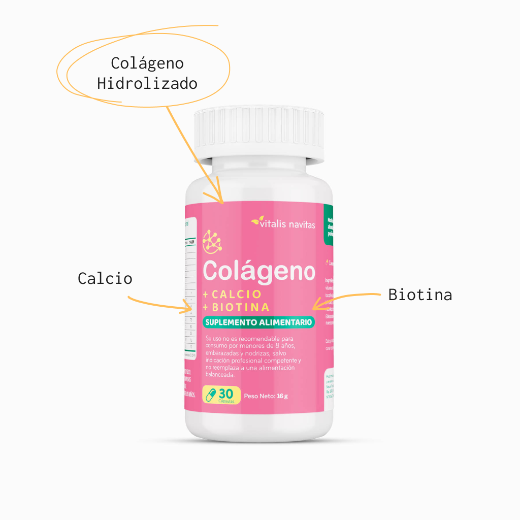 Colágeno + Calcio + Biotina