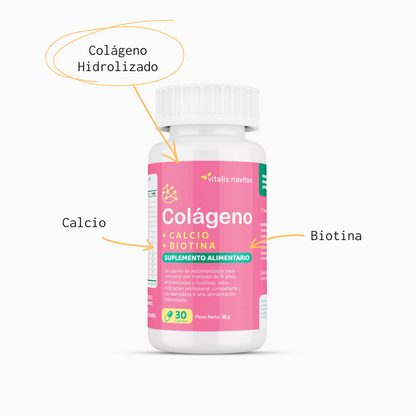 Colágeno + Calcio + Biotina