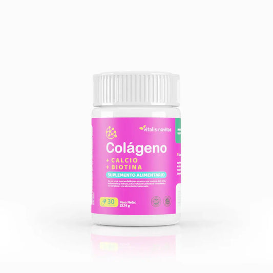 Colágeno + Calcio + Biotina X 30 Capsulas.