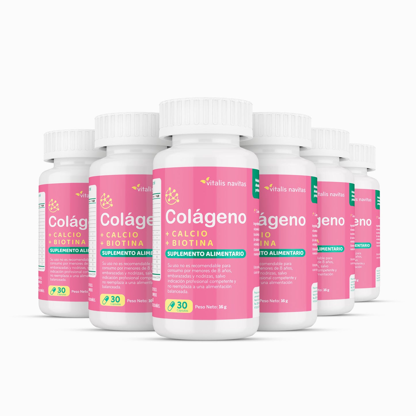 Colágeno + Calcio + Biotina