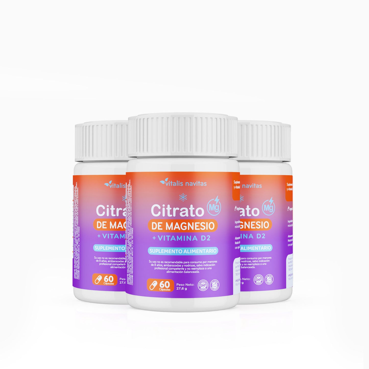 Citrato de Magnesio + Vitamina D2